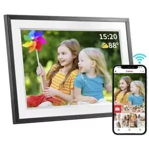 Frameo 0인치 디지털 사진 프레임 WiFi 전자 280*800IPS HD 클라우드 스마트 앨범 32GB 저장 공간