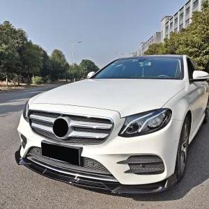 메르세데스 벤츠 E클래스 W213 2016- E200 액세서리용 튜닝 액세서리 프론트 범퍼 립 턱 스플리터 에어댐