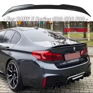 BMW 5 G30 G38 F90 M5 530i 530d 540i M550i M550d 프로 스타일 성능 리어 스포일러 트렁크 테일 윙 바디