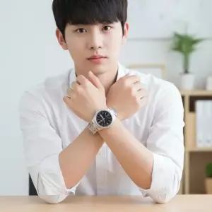 카시오 MTP-1239D-1ADF MTP-1239D-1A) 아날로그 수능 학생 남성 메탈시계