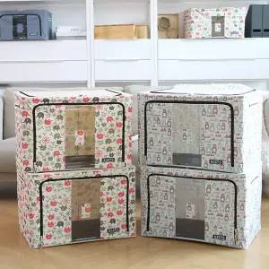 아트박스/그리고 캐릭터 패브릭 와이어 리빙박스 100L 고급형 4개