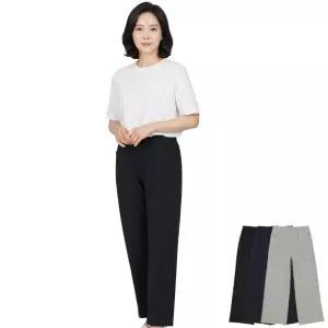 이지앤 여성 여름 바지 벤추리 아이스 쿨 와이드 팬츠 통 편안한 시원한 빅사이즈 66 77 88 99 EYN0009