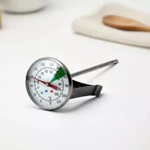 아날로그 온도계 밀크스팀 전용온도계 밀크저그 라떼 우유 온도 측정도구 카페용품 17cm