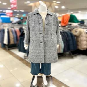 소고 체크 롱 바바리 코트 TH1YA03 1316692