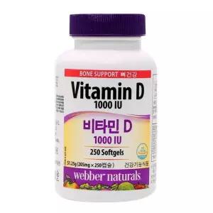 웨버 내추럴 비타민D 205mg x 250캡슐/최소구매2 코스트코 두레샵2606