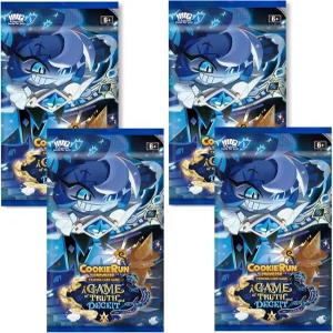 쿠키런 TCG 진실과 속임수의 게임 - 4 부스터 팩 번들 브레이버스 트레이딩 카드 전략 플레이 및 배틀 덱