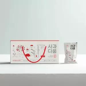사과다움 사과즙 100% 120ml 30포 1박스 착즙 아기 어린이 임산부 안전 먹거리