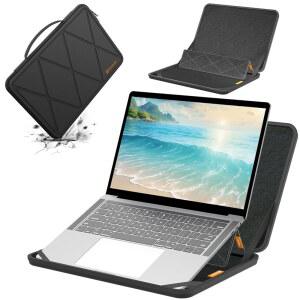 13인치 MICROSOFT SURFACE PRO 2-IN-1 노트북 11/10 노트북 가방용 스탠드가 있는 SMATREE MS26T 하드 EVA 보호 슬리브
