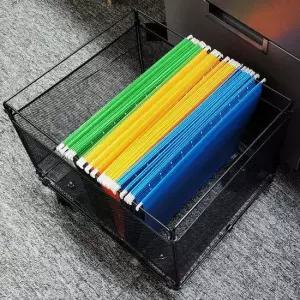조립식 이동형 파일철 상자 세트 서류정리