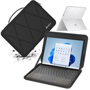 12.3인치 MICROSOFT SURFACE PRO 7+ 9/8/7 12.4인치 LAPTOP GO 3 노트북 가방(X8016)에 호환되는 SMATREE 하드 EVA 보호 슬리브 케이스