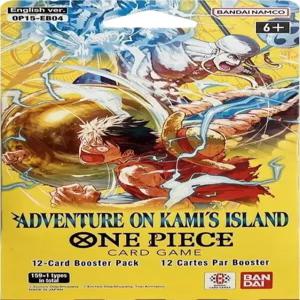 원피스 TCG 카미의 섬 소매 부스터 팩 어드벤처 (OP-15 - EB-04) 12장의 카드