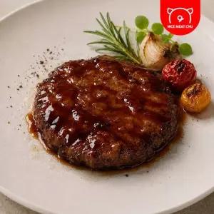 [나이스미츄] 떡갈비스테이크 의성마늘맛 80g x 10팩, 떡갈비스테이크 데리야끼맛 x 10팩 총 20팩