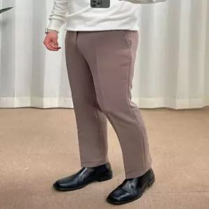 [루플릭]남성 뒷밴딩 스판 슬림 일자 9부 정장바지 슬랙스 팬츠