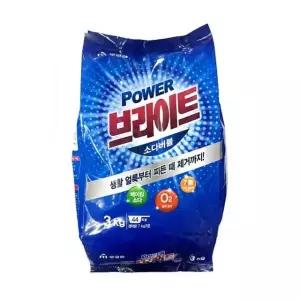 고품질 무궁화 브라이트 파우더 분말세제 세탁세제 3kg - O (WB28D05)