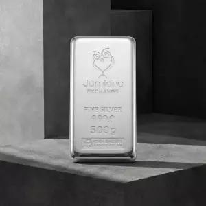 쥬미에르 실버바 500g 순은 999.9 투자용 은바
