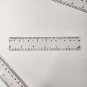 15cm 플라스틱 자 학원 학교 학용품 사무실 제도용 초등생 (WD86F00)