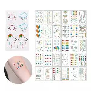 타투스티커 C SET (30P) 타투 문신 패션타투 타투필름 헤나 (WE3CCA0)