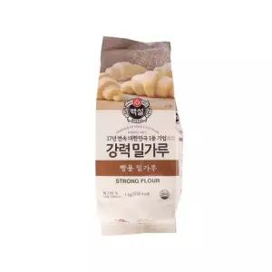 맛있는 빵을 위한 백설 강력 밀가루 1kg 식자재 식재료 식품 가루 분말 (WB0D0FA)