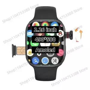 CD99 시계 X 5G 스마트워치 2.29인치 AMOLED LTE 포함 회전식 카메라 GPS WiFi SIM 카드 슬롯 상태