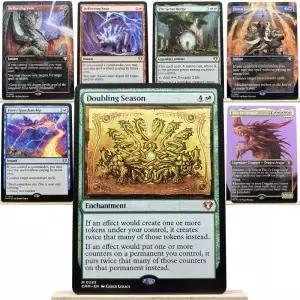VMA CMM-0001 TCG 프록시 매직 카드 듀얼 랜드 페치 파워9 주얼드 로터스 더블링 시즌 더 그레이트 헨지