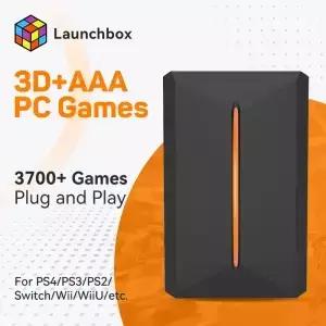 JMachen Launchbox 500G 게이밍 하드 드라이브 PS4/PS3/PS2/Wii/WiiU/N64/DC 14 에뮬레이터 및 Windows