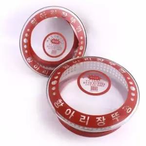 항아리 장뚜껑 4호 29cm 유리 덮개 장독 커버 카바