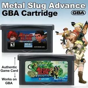GBA 카드 32비트 비디오 게임 카트리지 콘솔 메탈슬러그 어드밴스용 미국/유럽 버전