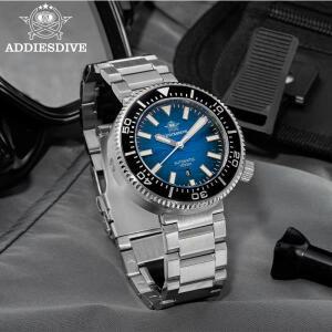 ADDIESDIVE 새로운 남성용 시계 사파이어 그라데이션 다이얼 BGW9 야광 일본 8215 기계식 시계 1000m 방수