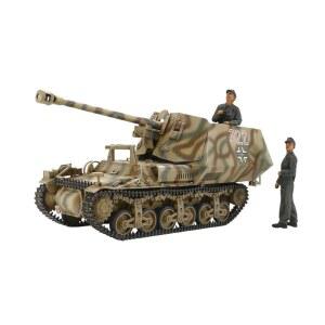 타미야 35370-000 1:35 독일 Sd.Kfz.135 마르텐 I 사냥 탱크, 고급 모델, 조립용 플라스틱 키트, 상세 복제품, 페인트칠되지 않음, 갈색