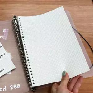 사무용노트 모눈 공책 스프링 유선 노트 B5 바인더
