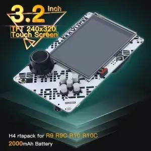 HAMGEEK Portapack H4 Mayhem은 HackRF-One R9 R9C R10 R10C 소프트웨어 정의 라디오용 플라스틱 쉘과 함께