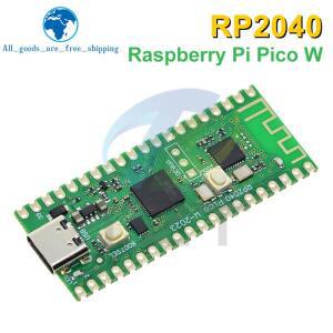 RP2040 라즈베리 파이 피코 W 보드, 2.4G WiFi 마이크로 듀얼 코어 264KB ARM 마이크로컴퓨터 고성능 Corte