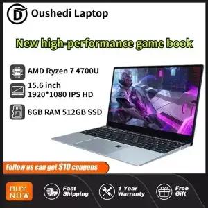 2026 울트라북 노트북 15.6인치 AMD R7 4700U 백라이트 키보드 윈도우 36GB DDR4 2TB 지문인식 게이밍