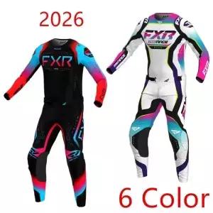 2026 fh 핑크 MX 오프로드 키트 모토크로스 기어 세트 엔듀로 저지 더트 바이크 콤보 모터사이클 슈트