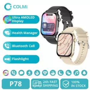 COLMI P78 AMOLED 스마트워치 1.95인치 디스플레이 손전등 및 음성 통화 포함 100개 이상의 스포츠 모드