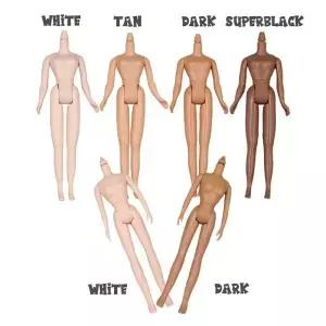 포춘 데이 리카 바디에 적합한 브라이스 시 인형 약 20cm 화이트 스킨 액세서리 선물