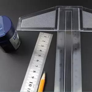 고품질 티자 제도용 도면그리기 실습용 T자 45cm 1P 목공자 도면자 (W7AC7F5)