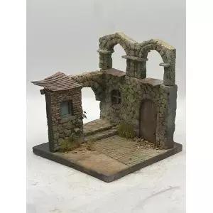 수지 피규어 1/35 길이12cm 너비12cm 높이 12.2cm 군인 없음 모델 조립되지 않은 도색되지 빌딩 키트
