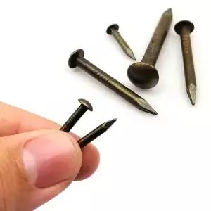 10/20/50/100pc 1.2mm 골동품 황동 청동 순수 구리 작은 둥근 머리 네일 스터드 가구 경첩 보석 상자