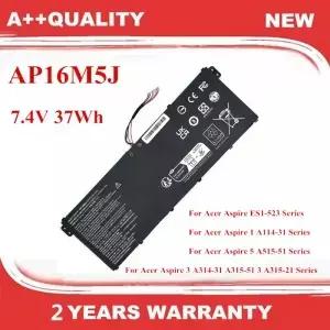 새로운 AP16M5J 노트북 배터리 Acer Aspire ES1-523 A114-31 5 A515-51 3 A314-31 A315-51 A315-21 7.4V