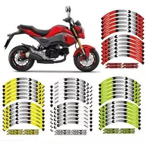 림 휠 스트라이프 데칼 테이프 스티커 혼다 MSX125 SF 125 그롬 2013-2021 용