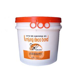 DIY 데코타일 바닥재 난방용 접착제 4KG 10KG/장판