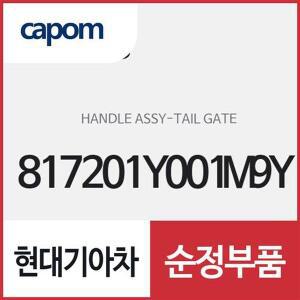 [현대모비스]테일게이트 핸들(트렁크 외부 여닫는 손잡이) (817201Y001M9Y) 모닝