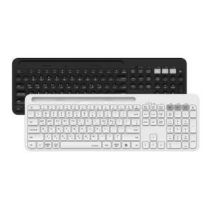 아이노트 K608RB 멀티페어링 무선 블루투스 무선 키보드 키스킨 포함 화이트