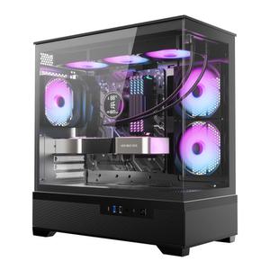 :마이크로닉스 WIZMAX ML-360 View 컴퓨터 PC 케이스 (블랙)