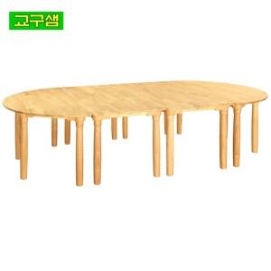 교구샘 어린이 원목 열린 책상 원목다리-고무나무H720 H73-1