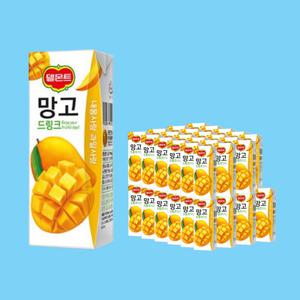 델몬트 드링크 망고 190mlx24팩x2박스 망고주스팩