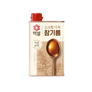 백설 고소함 가득 참기름 500ml x 2개