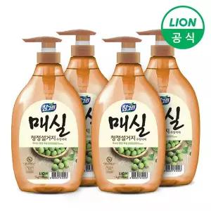 매실 청정 설거지 주방세제 1kg용기(펌프) 4개