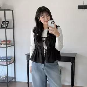 [제작/빅사이즈]이블렛 드멜리 프릴 뷔스티에 제이스타일